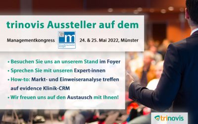 trinovis Aussteller auf Managementkongress Gesundheitswirtschaft managen 2022