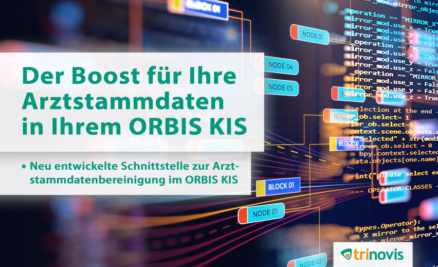 Neu entwickelte ORBIS KIS-Schnittstelle