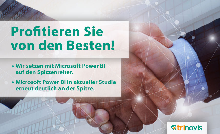 trinovis Gartner Studie 2022 Führungsrolle Microsoft Power-BI