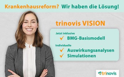 Krankenhausreform: trinovis VISION jetzt mit BMG-Basismodell