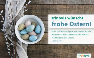 Wir wünschen Ihnen friedliche und frohe Ostern!