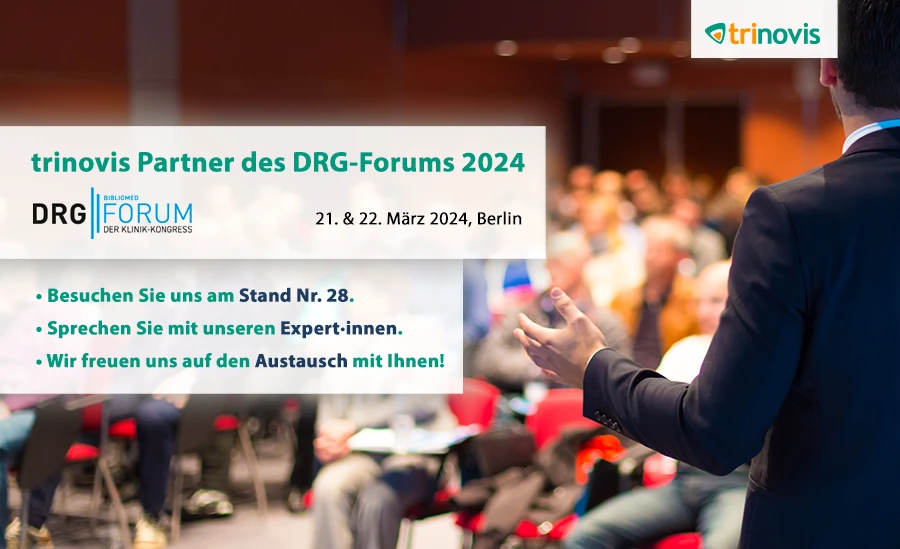 trinovis Partner des DRG-Forum 2024