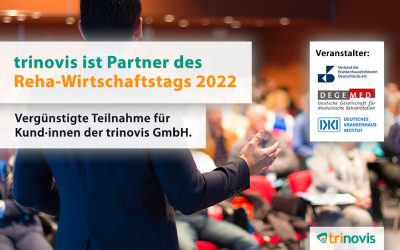 trinovis ist Partner des Reha-Wirtschaftstags 2022