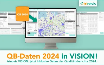 trinovis VISION: jetzt inklusive Daten der Qualitätsberichte 2024
