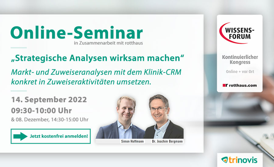 rotthaus Online-Seminar „Strategische Analysen wirksam machen“ mit Dr. Joachim Bergmann