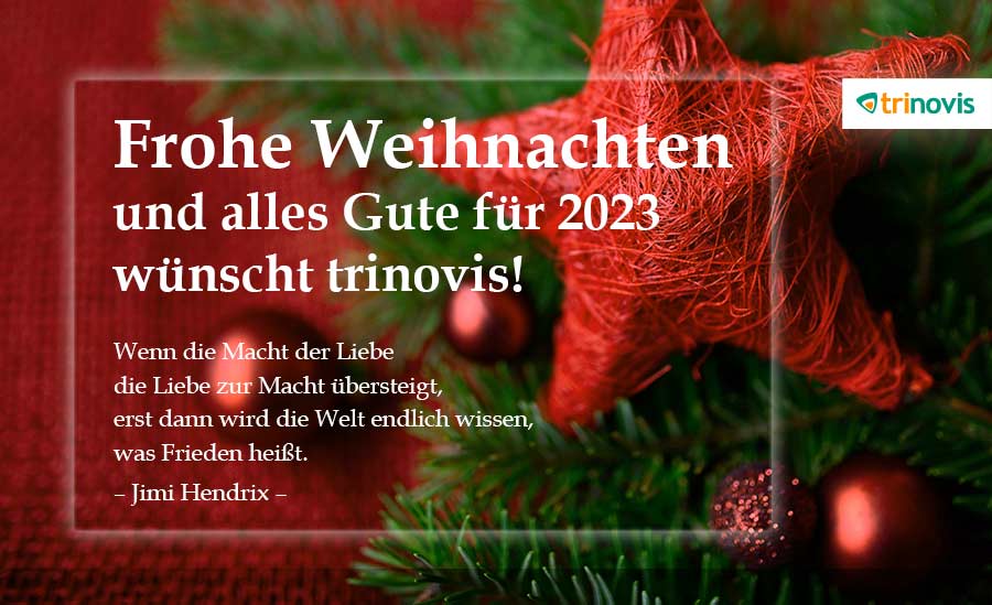 trinovis Weihnachtsgruesse 2022